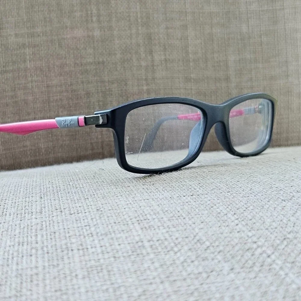Ray-Ban Youth kids Eyeglasses Frame Gray/Pink Tone RB1546 46[]16 125 Glasses
